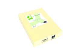 Q-Connect Coloured A4 Copier Paper 80gsm Cream Ream (Pack of 500) KF01092